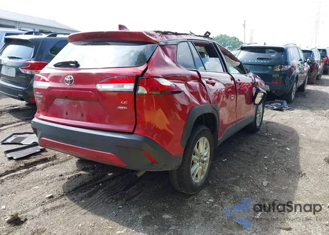 2024 Toyota Corolla Cross Le from USA, damaged, VIN 7MUBAABG6RV100982